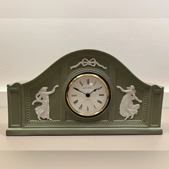 Wedgwood | Accents | Nwt Wedgewood Jasperware Mantle Clock In
